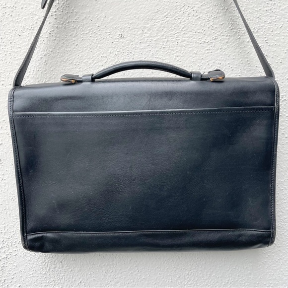 Coach Black Leather Laptop Bag - Picture 8 of 12